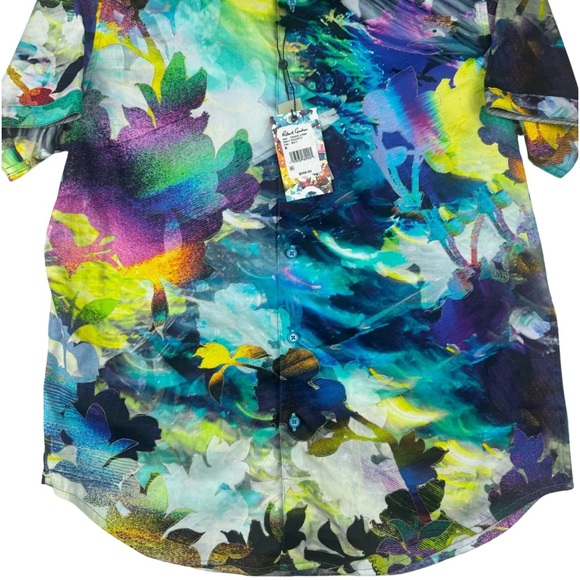 Robert Graham Tropical Storm Classic Fit Shirt Men's M - Picture 3 of 8